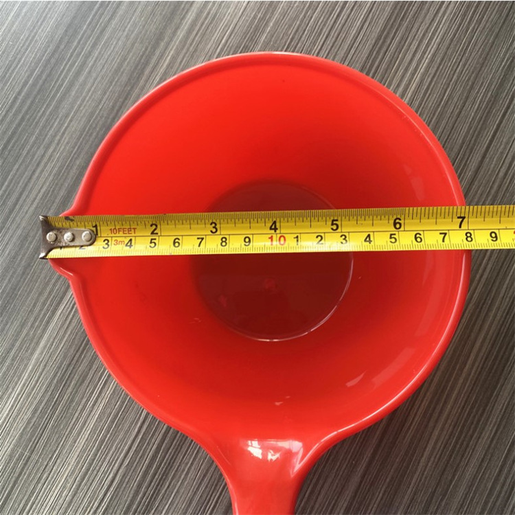18cm household red water scoop water scoop drifting exhibition sales large long handle plastic water scoop water spoon