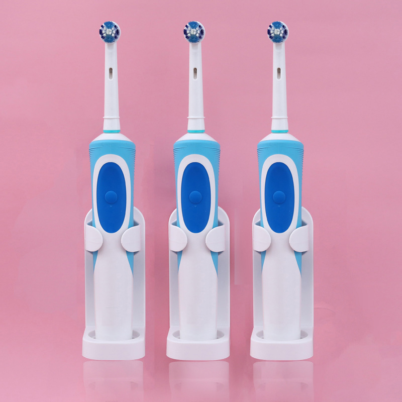 Electric Toothbrush Holder Adhesive Wall-Mounted Punch-Free Creative Simple Toothbrush Base Storage Shelf Storage Rack