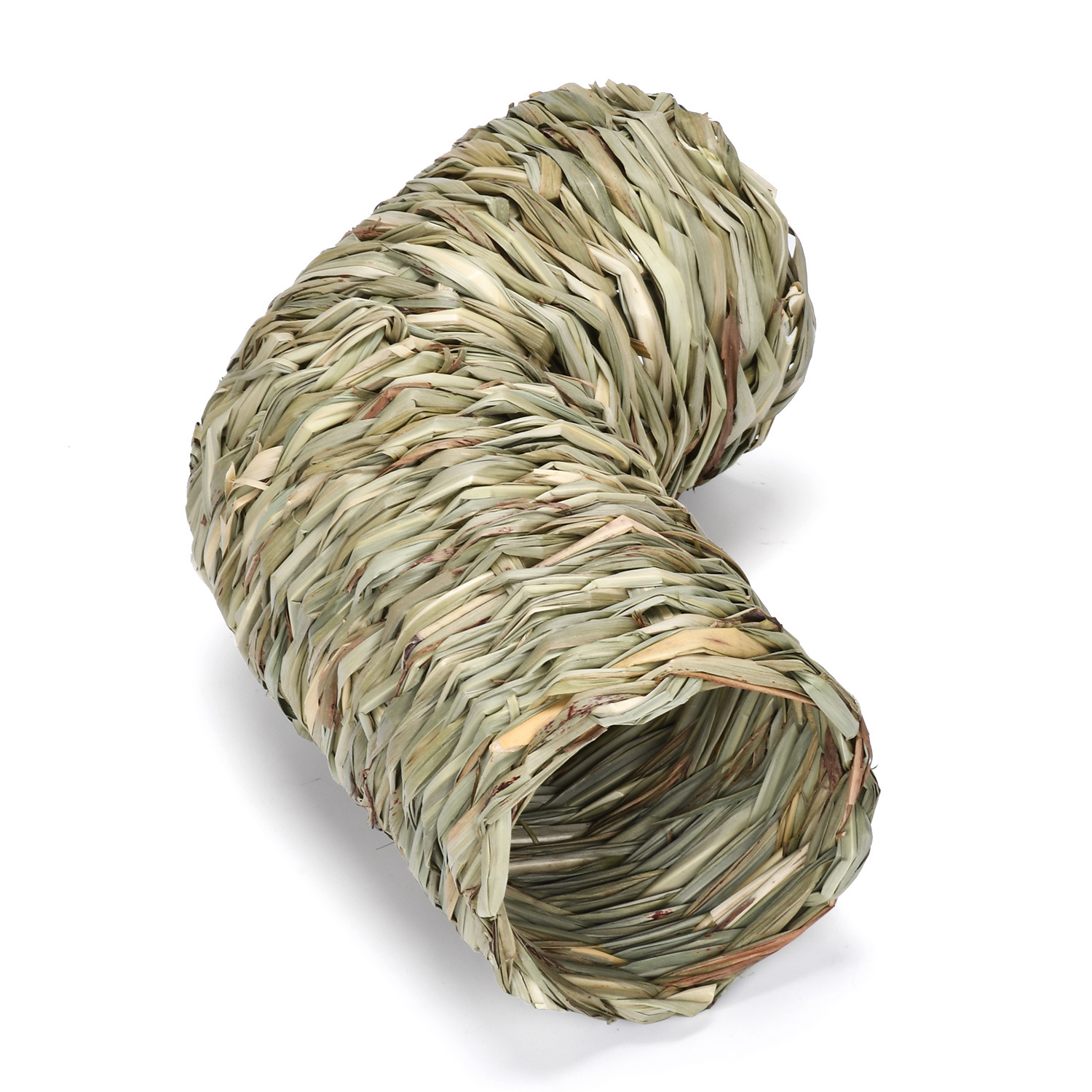 Новый экзотический соломенный проход для шиншилл, укрытие для хомяков и морских свинок, натуральные игрушки и принадлежности для ландшафта