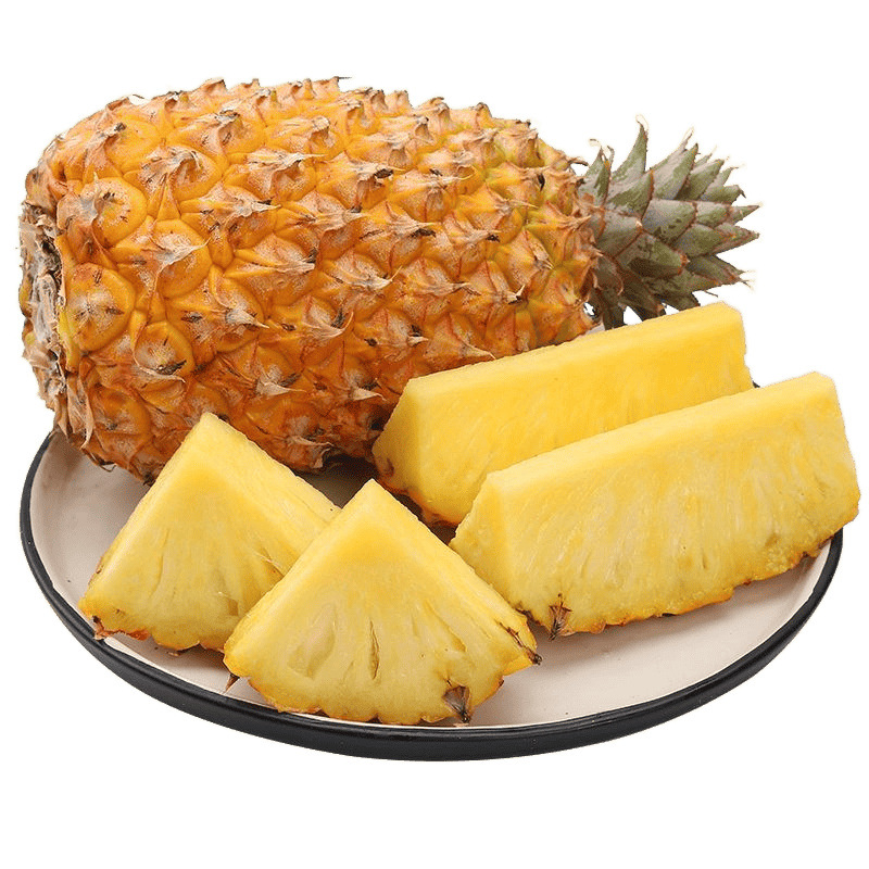 Hainan Golden Pineapple 5kg Pack Golden Pineapple Fresh Tropical Seasonal Fruit for Pregnant Women Non-Super Sweet 4-5