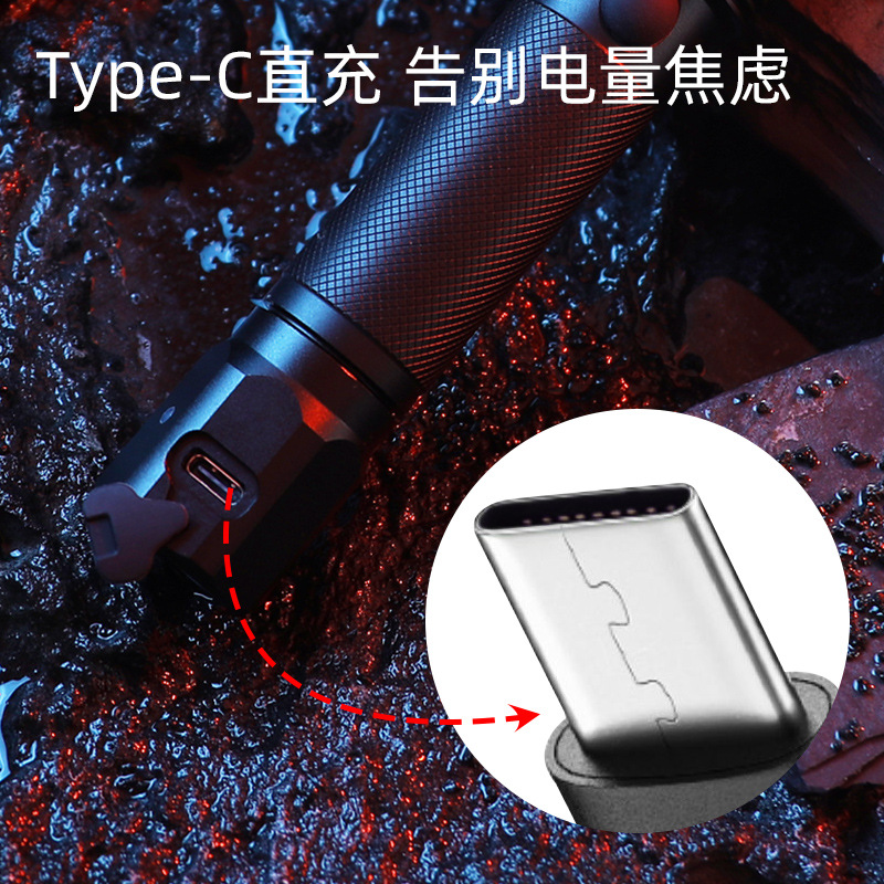 Shenhuo Chemical Strong Light Waterproof Rechargeable Aluminum Alloy Ip66 Waterproof Multi-Functional Explosion-Proof Flashlight with Certificate Ep05