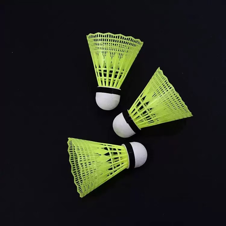 Nylon-resistant badminton 6 12 nylon ball plastic ball students indoor and outdoor training badminton