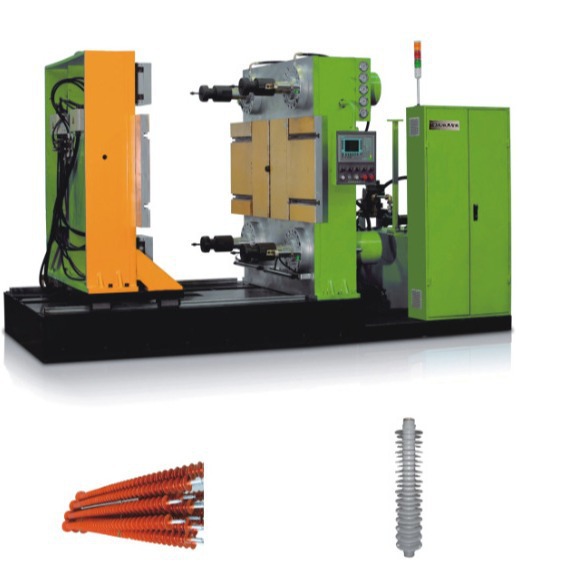 Silicone Injection Molding Machine Power Insulator Molding Machine Angle-Type Rubber Injection Molding Machine Hollow Casing Equipment High Efficiency