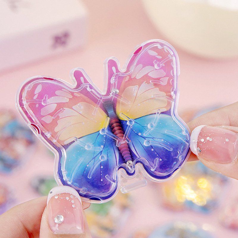 Mixed maze children's ball maze toy balance walking ball aircraft butterfly fish educational toy cross-border