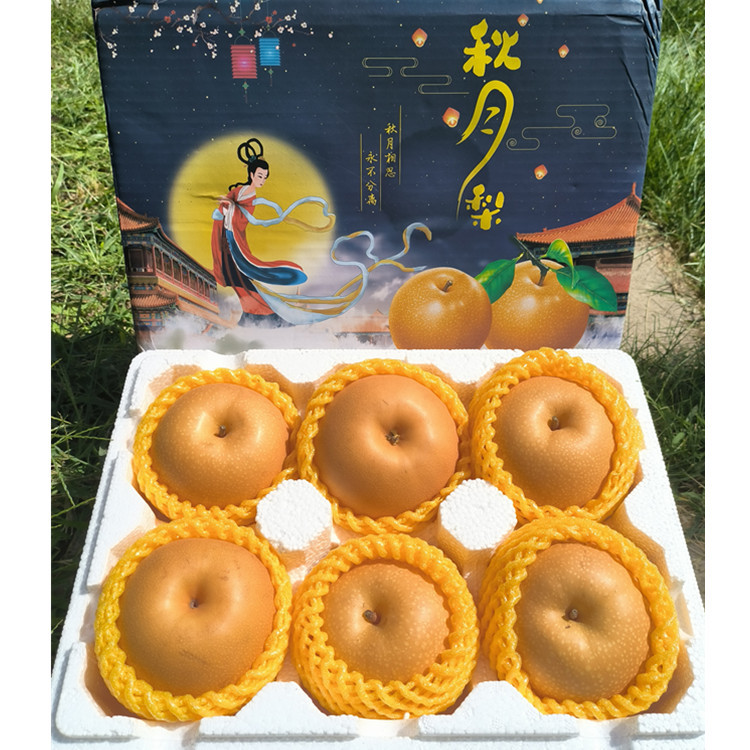 Подарочная коробка груш осеннего месяца, высшая подарочная коробка Наньшуй, медовая груша, груша Лайянга, груша осеннего месяца