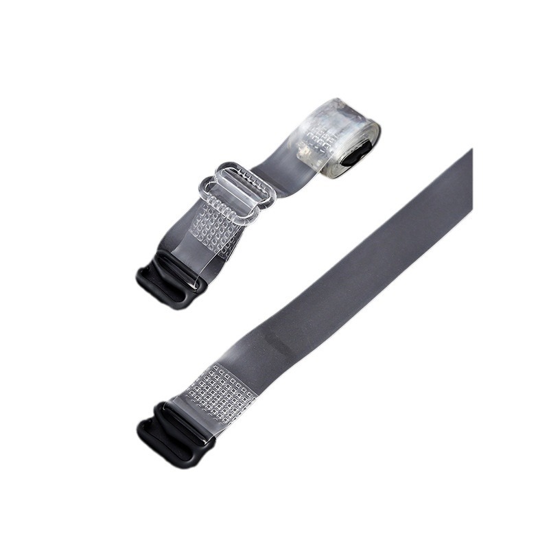 European and American Cross-border Underwear Transparent Shoulder Strap Lengthen Bra with Invisible Back Non-slip Bra Exposed Shoulder Strap