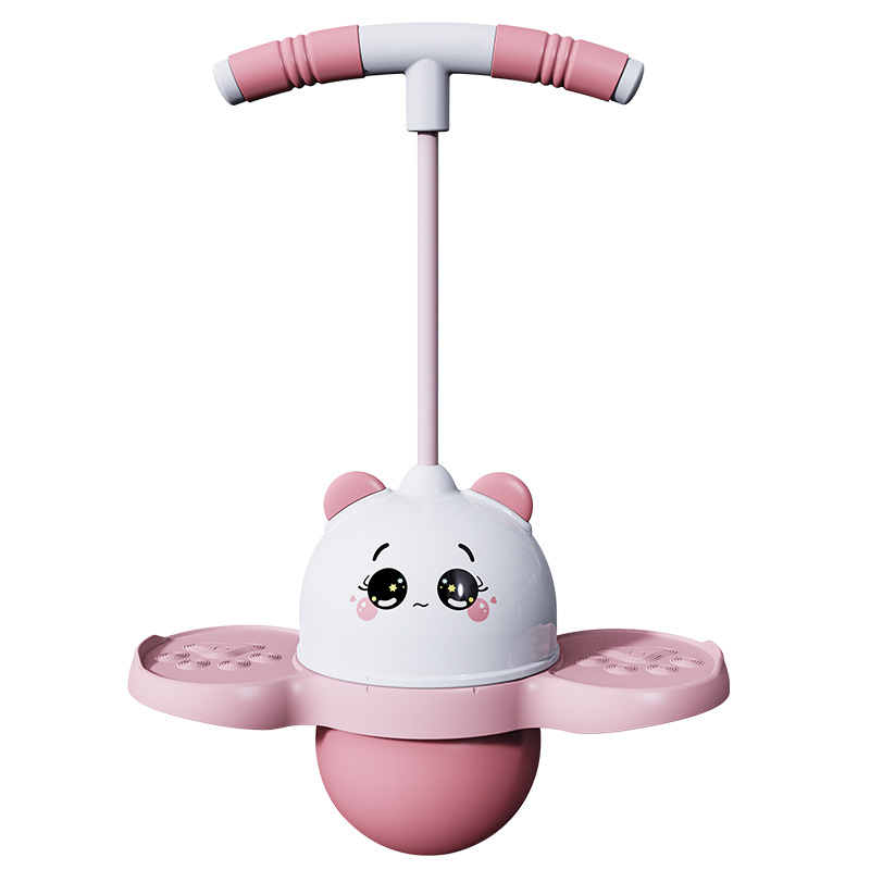 Jumping Spring Ball for Children, Kindergarten Fitness Exercise, Bouncing Equipment for Adults, Balance, Glowing, Bouncing