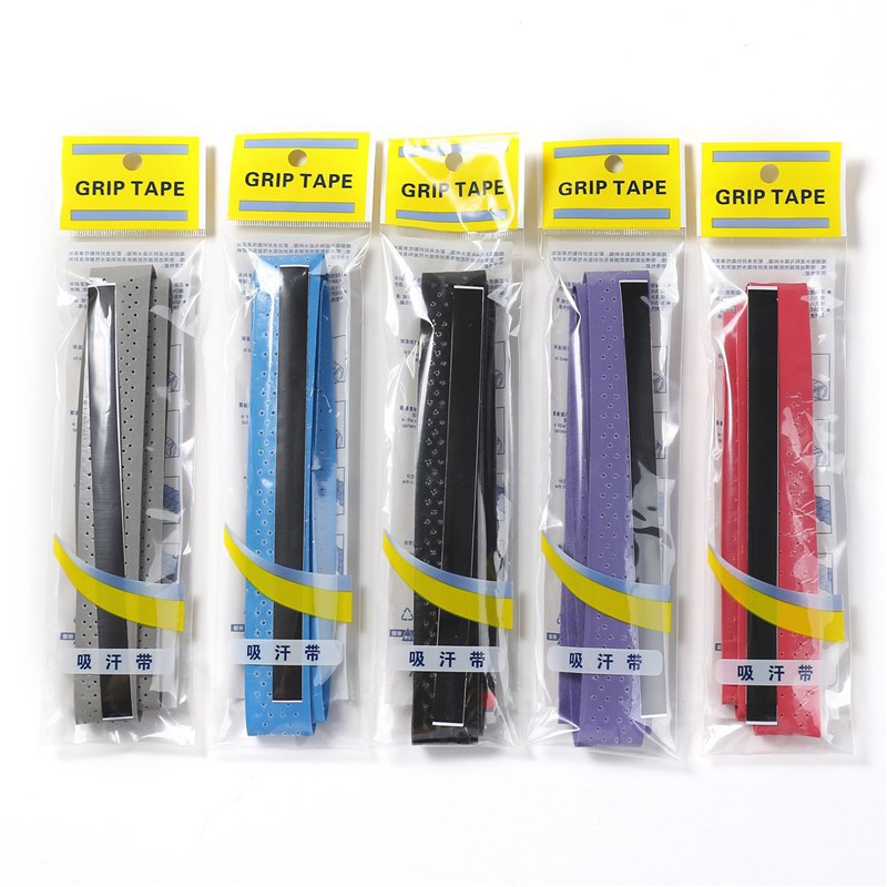 Thickened Badminton Sweat-Absorbent Band Perforated Non-Slip Breathable Keel Hand Adhesive Tennis Racket Fishing Rod Rubber Wholesale