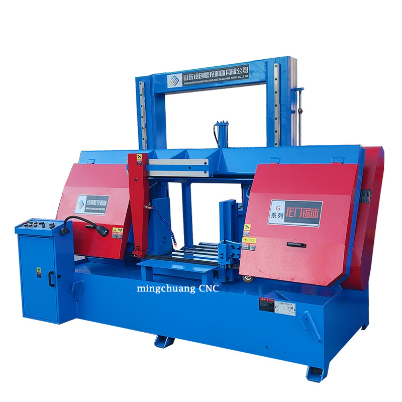 Gb4265 High-Efficiency Mold Steel Cutting Double-Column Gantry Band Saw Machine 650mm Semi-Automatic Horizontal Metal Saw