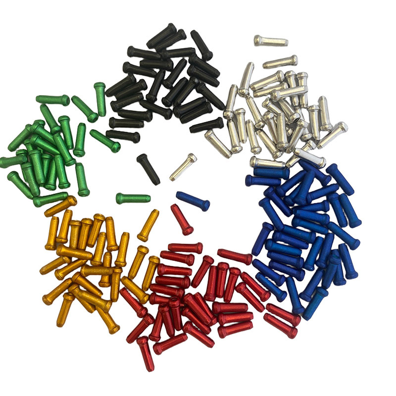 Bicycle Cable End Cap Aluminum Alloy Color Shift Cable Brake Cable Core Cap Inner Cable End Cap