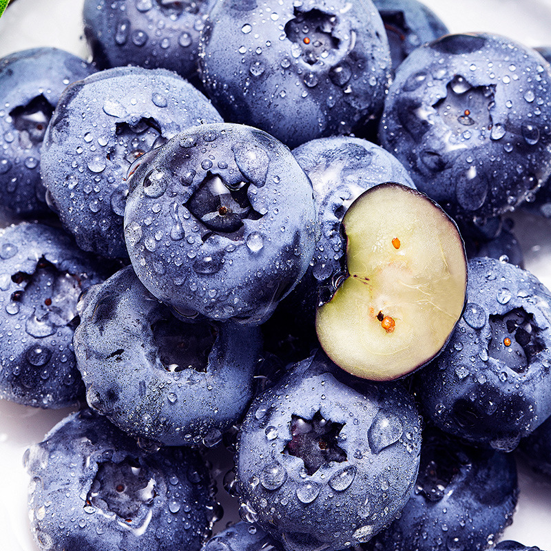 Alpine Flower Blueberry Fresh Pregnant Fruit Flower Blueberry Shunfeng Non-Yunnan Blueberry Fresh Fruit L25 Large Fruit