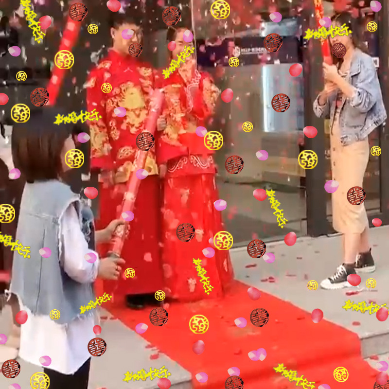 Manufacturer Wholesale Hand-Twisted Firecrackers for Weddings, Opening Ceremonies, Live Broadcasts, Small Fireworks, Handheld Wedding Fireworks