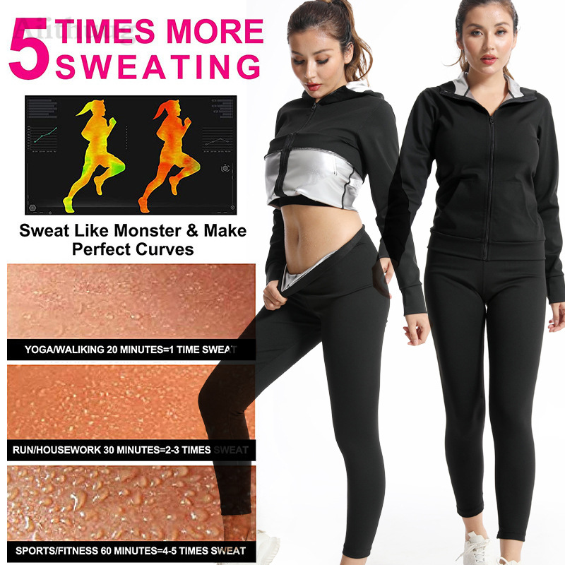 Sweat Suit Women's Running Fever Sweat suit Women's Sports Running Fitness Suit Sweat suit