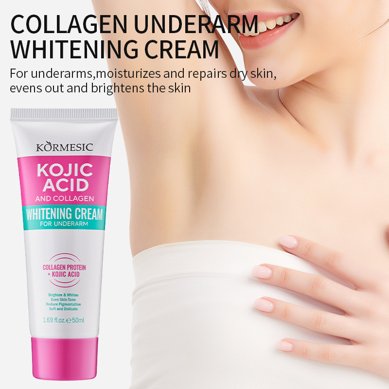 Kormesic Full English Armpit Cream Collagen Underarm Cream Cross-Border Export Factory Direct Sales