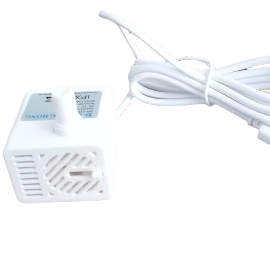 Pet Water Dispenser Water Pump USB Water Pump Dc5V Silent Micro Brushless Dc Water Pump Fish Tank White Submersible Pump
