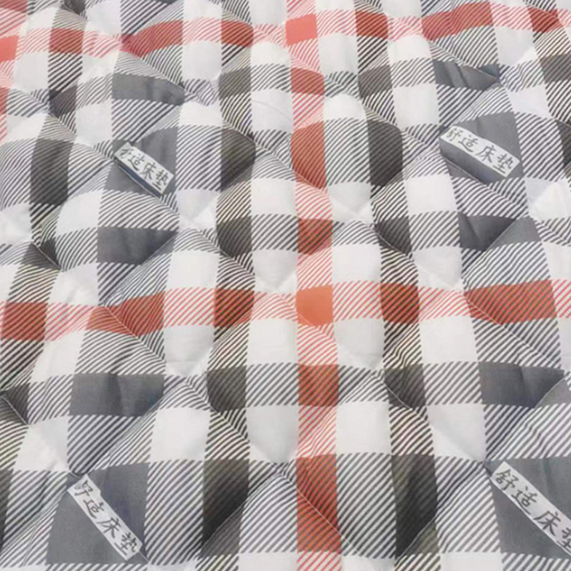 Student mattress feather cotton single dormitory mattress Diamond velvet fabric thickened school mattress household double mattress