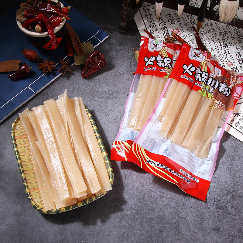 [Original Cooking] Wholesale 200g Hot Pot Sichuan Noodles, Sweet Potato Vermicelli, Hot Pot Malatang Wide Noodles