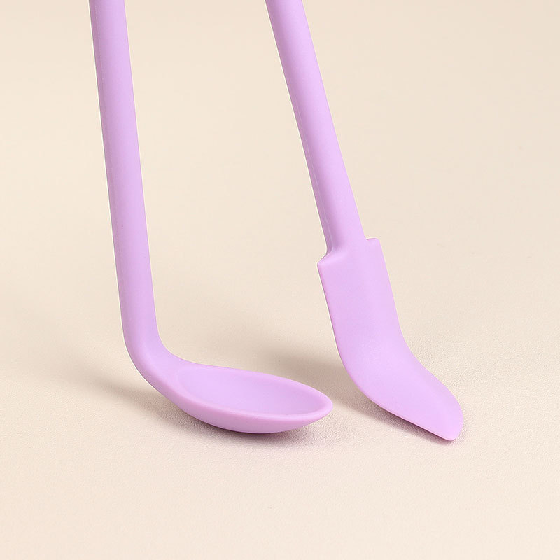 Silicone Digging Spoon New Mini Silicone Small Tip Scraper Cosmetic Bottle Scraper Set Jam Scraper 3 Pieces Set