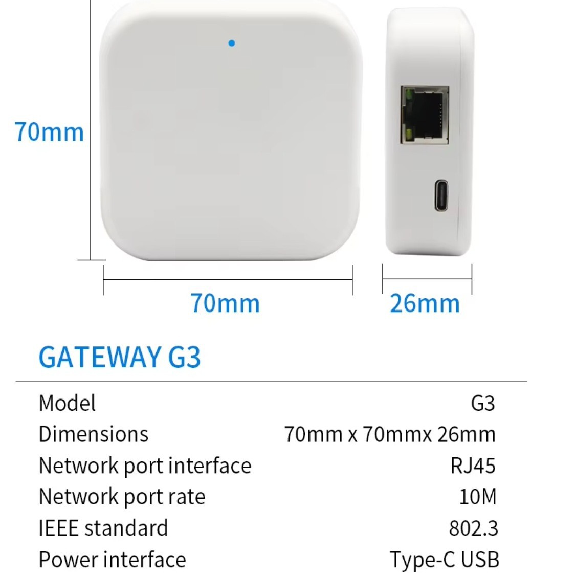 Ttlock G3/G3P Gateway (Poe Powered) Ttlock G3 Smart