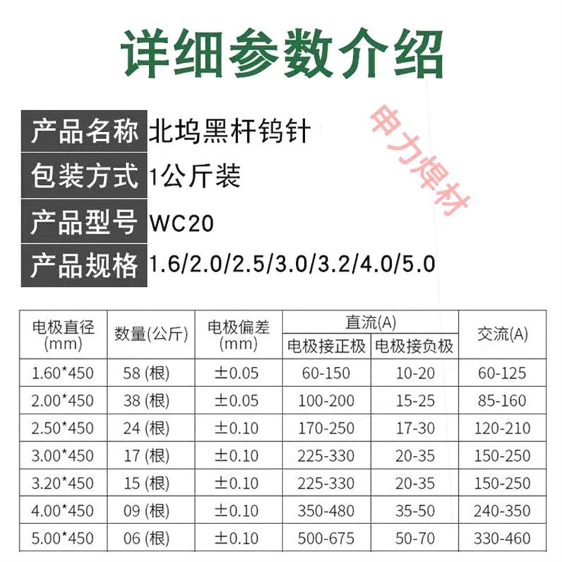 German Imported Beiduowu Needle Rod Argon Arc Welding Needle Rod Tungsten Needle 1.6 2.0 Tungsten Rod Black Rod