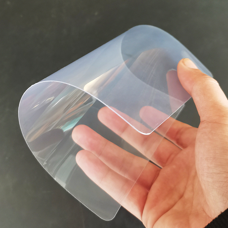 A4 transparent pad PVC plastic card exam pad learning pad writing office desk pad card PVC pad