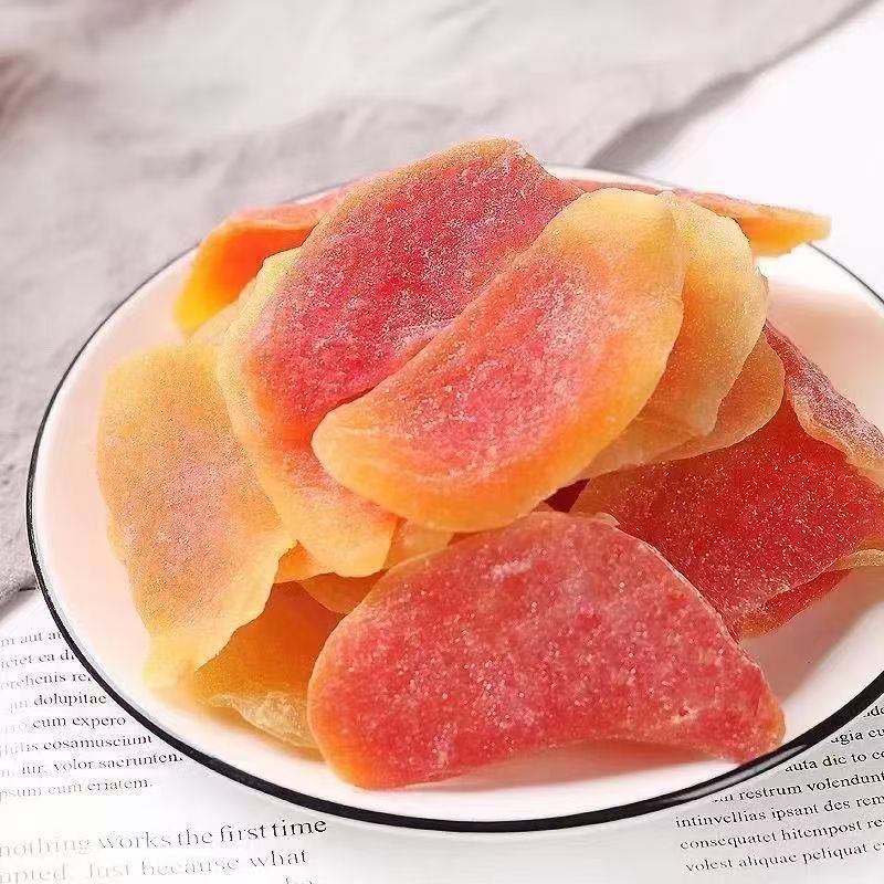 Red Heart Papaya Dried Fruit Wholesale Delivery 500g Sweet and Delicious Fresh Papaya Slices Casual Snacks