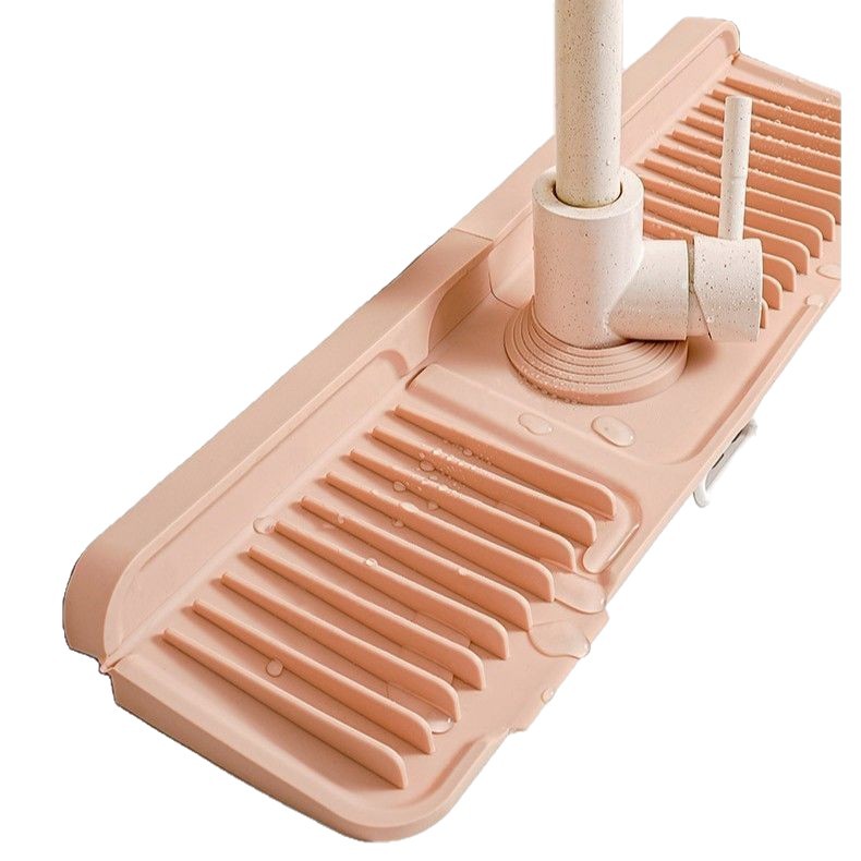 Cross-Border Button Silicone Faucet Drain Pad Kitchen Sink Storage Pad Washbasin Leak-Proof Anti-Slip Pad Customization