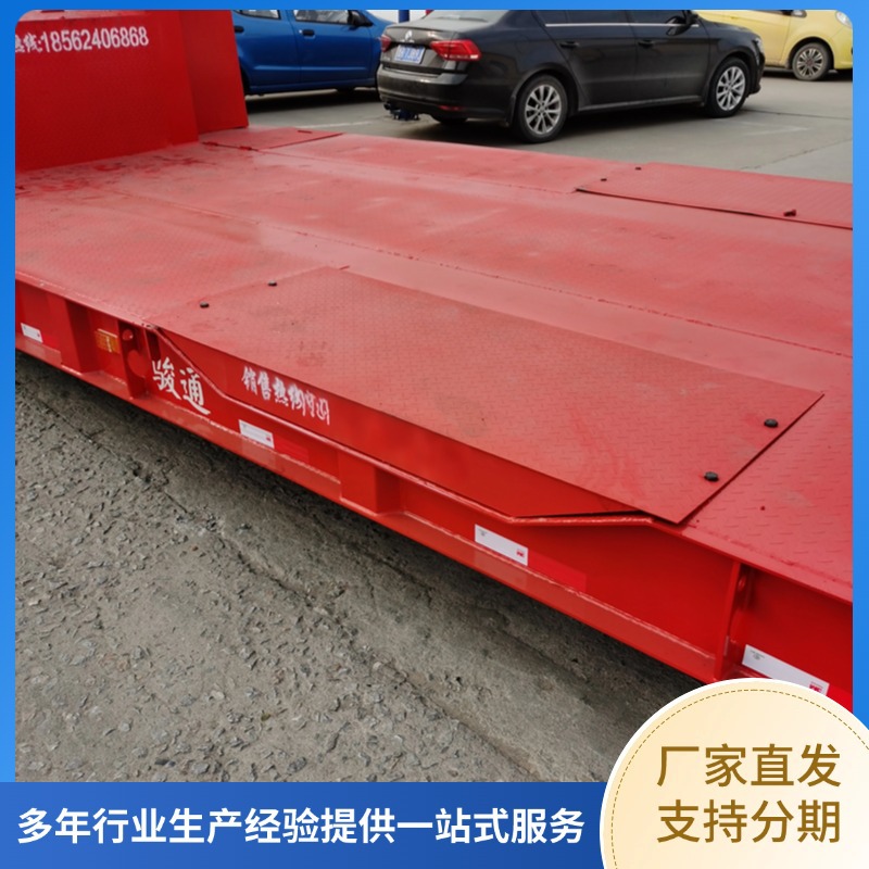 Ultra-Low Deck Semi-Trailer, Low Deck Semi-Trailer, Mechanical Transport Semi-Trailer, Excavator Transport Trailer