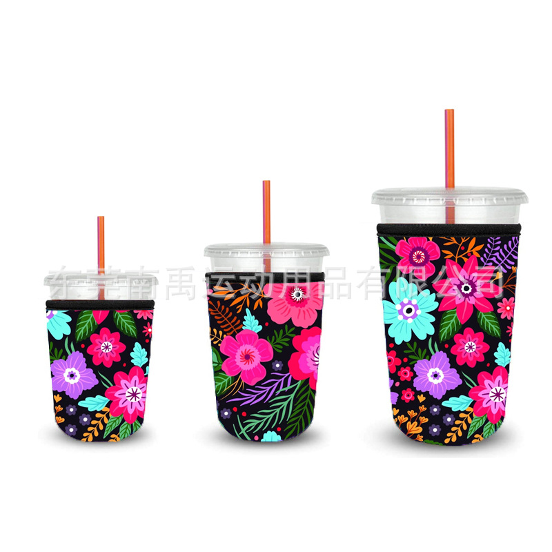 Amazon 20oz Diving Material Beer Beverage Coffee Car Cup Anti-Scalding Handle Cup Cover 30oz Ice Cover