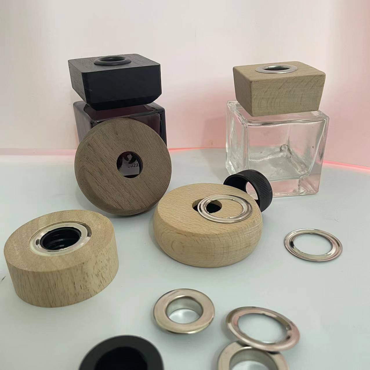 Aromatherapy wood cover white wax aromatherapy wood cover beech wood cover non-fire aromatherapy cover aromatherapy wood accessories cover manufacturers