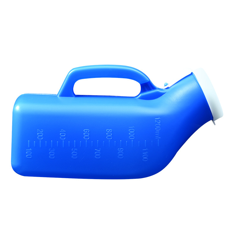 Men's Urinal Thickeneded Plastic Urinal for Bedridden with Scale for Boys and Kidsren Chamber Pot for High-Speed Portable Urine Collection When Going Out