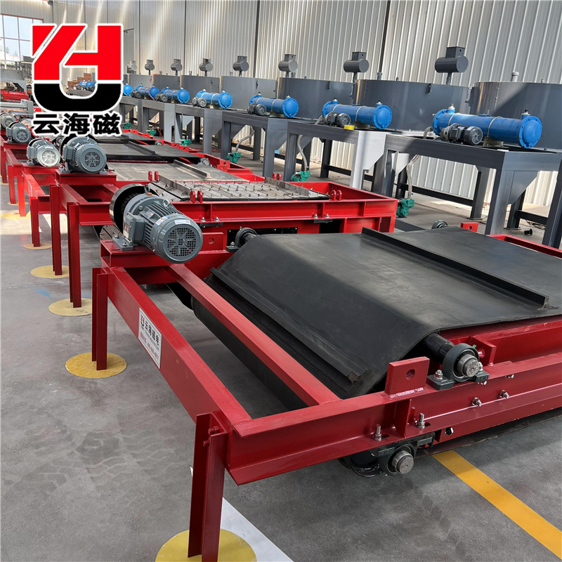 Iron remover self-unloading type strong magnetic separator hanging belt type RCDD dry type electromagnetic self-unloading iron remover for mining