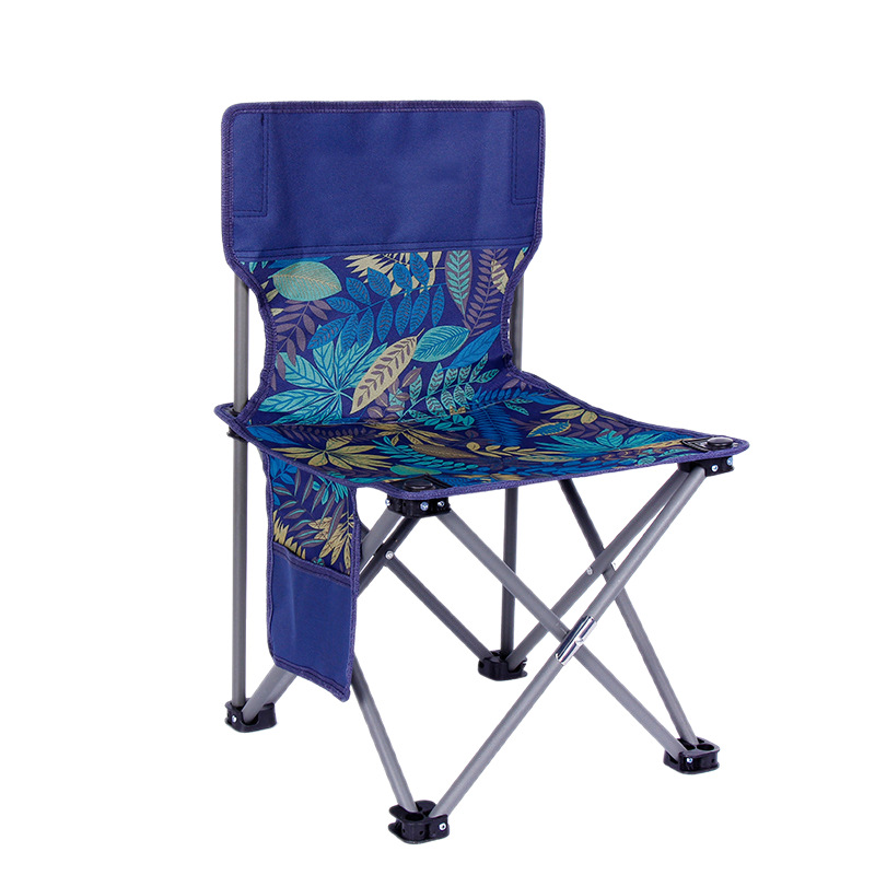 Outdoor folding chair folding stool portable fishing chair art sketch stool folding wholesale spring outing chair printable logo