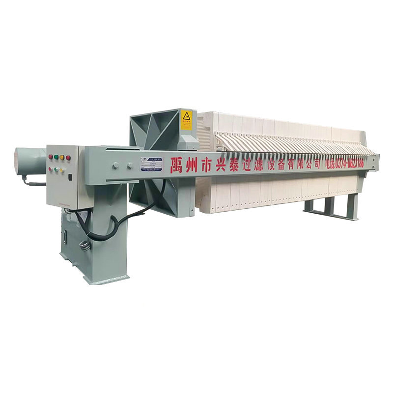 Manufacturer Supplies Paper Pulp Dewatering Filter Press Plate and Frame Filter Press with Low Energy Consumption