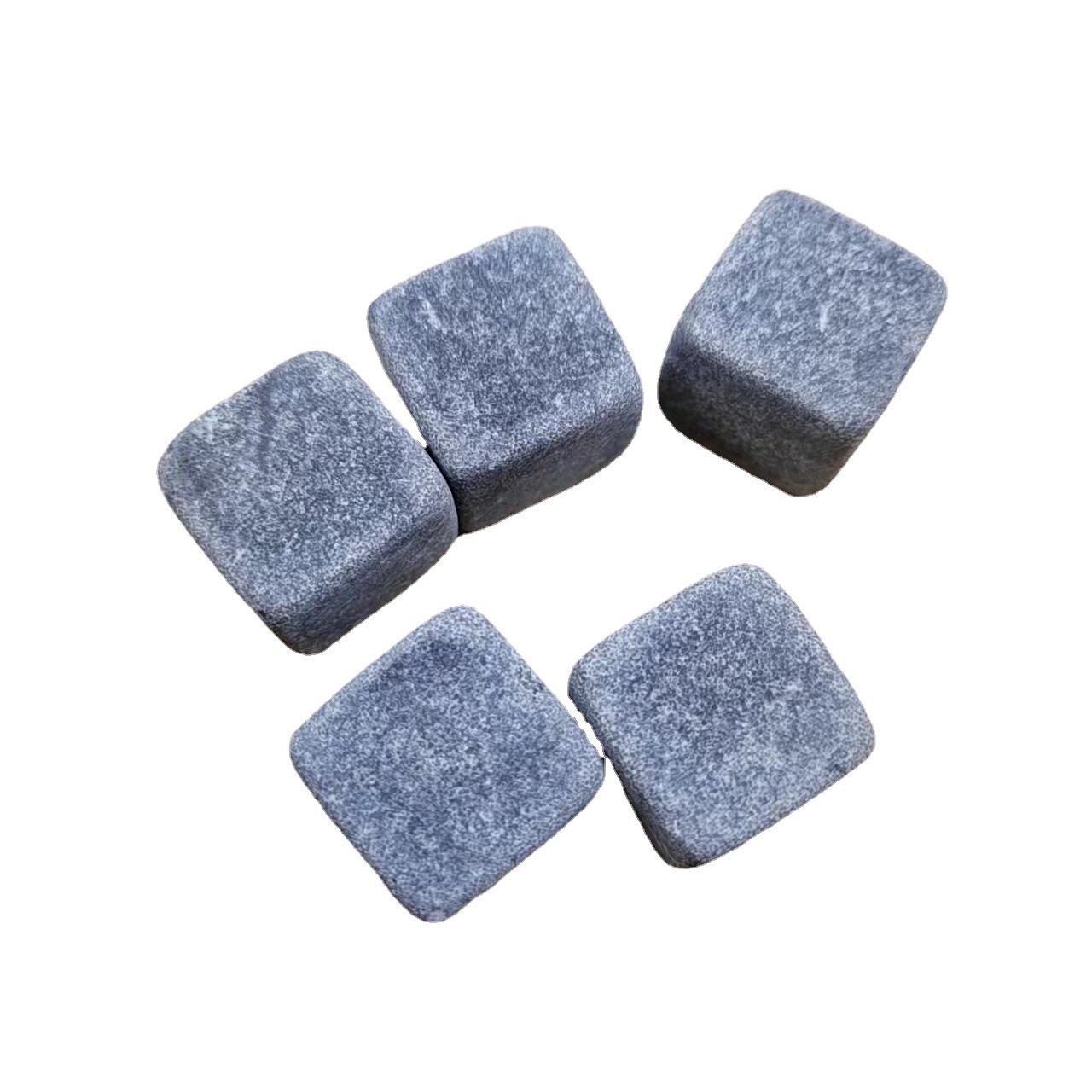 Whisky ice wine stone natural granite ice cubes wine sober stone black ice particles Marble Ice Stone manufacturers