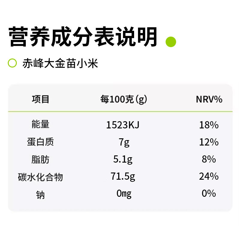 Inner Mongolia Chifeng Golden Miao Yellow Xiaomi 0.5kg Pack Xiaomi Northeast Grains New Yellow Rice Cross-Border Factory Wholesale