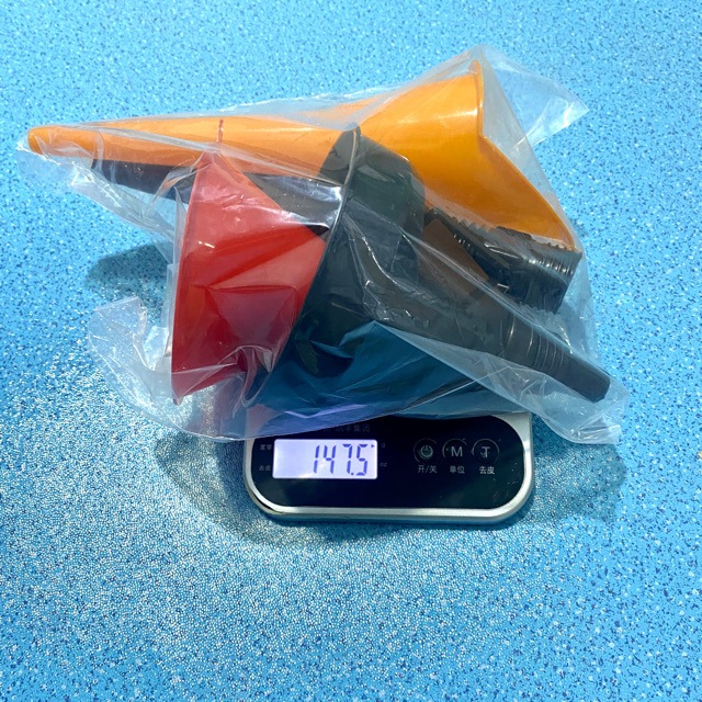 Cross-border hot sale refueling funnel with filter telescopic tube car and motorcycle refueling gasoline plastic long nozzle funnel