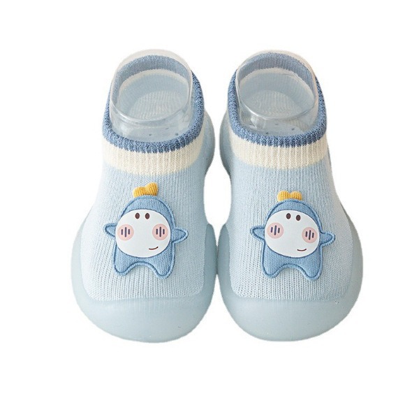 Spring and Autumn New Cute Toddler Shoes Cartoon Pattern Floor Socks Indoor Soft Bottom Breathable Wear-resistant Toddler Socks