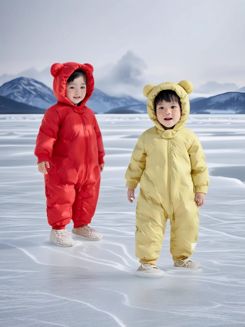 Новый комбинезон для мальчиков, утепленная куртка для зимних прогулок