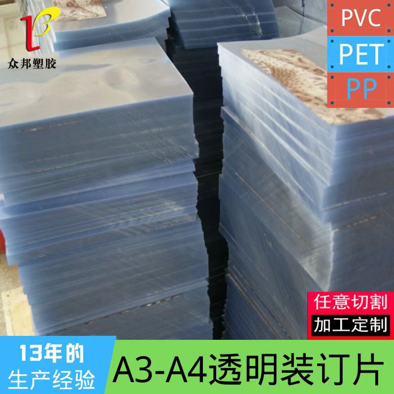 Pvc Plastic Sheet Window Sheet Carton Window Pet Sheet Square Rounded Corner Plastic Sheet Split Roll Cut Zhongbang Plastic