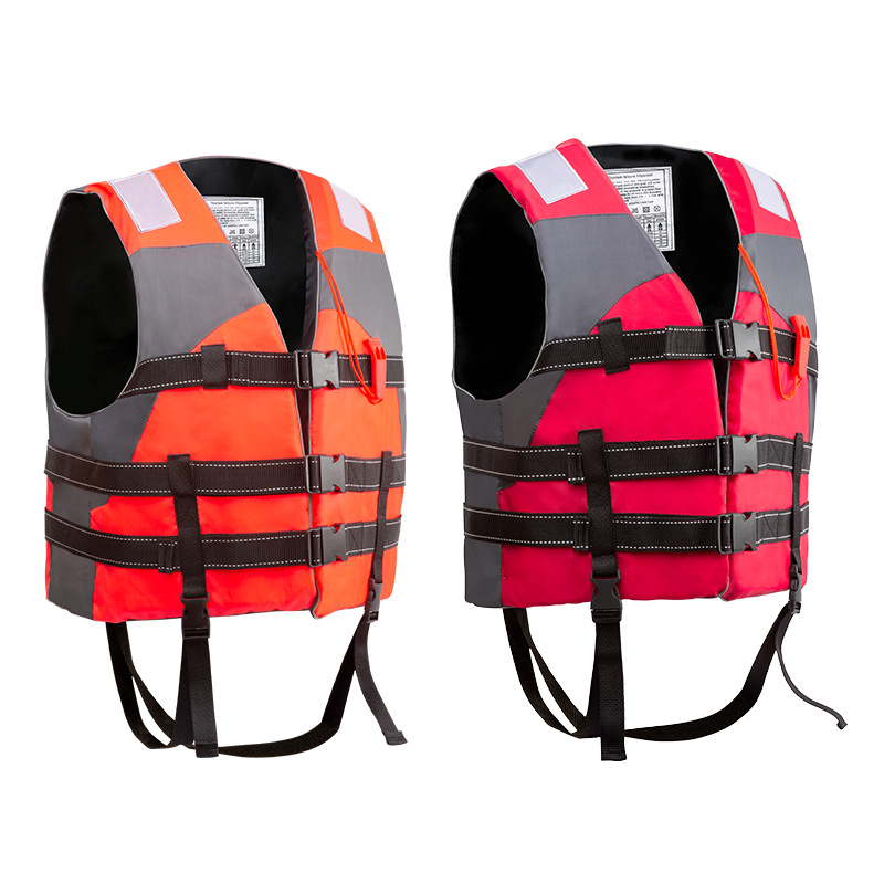 Fishing professional large buoyancy Marine vest adult children car flood control emergency rescue adult life jacket