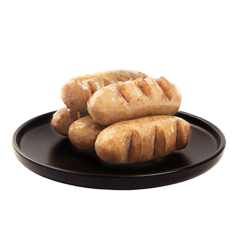 Factory wholesale lazy breakfast air fryer instant commercial black pepper flavor black soil pig fried juice alcohol sausage roasted sausage