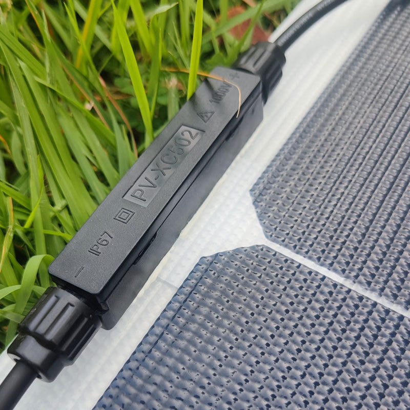 100W Solar Flexible Panel Rv Electric Vehicle Roof Modification Power Generation Semi-Flexible Solar Panel
