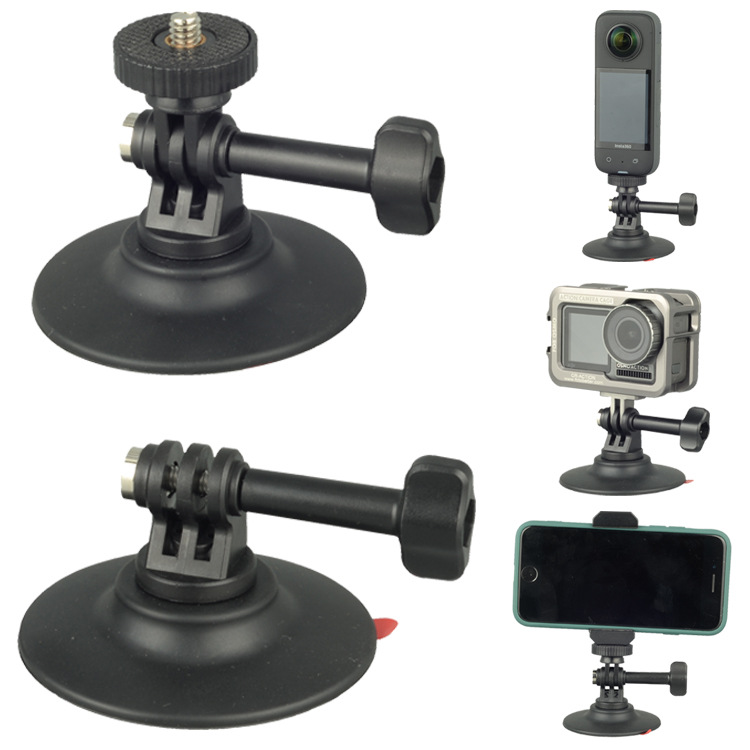 For Gopro Dajiang Insta360 Helmet Bracket Sports Camera Flexible Paste Base Mobile Phone Car