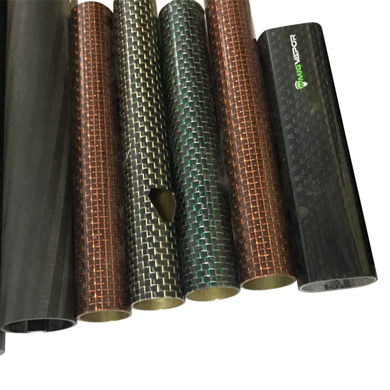 Black Carbon Fiber Tube 3K Twill Round Tube Drone Mechanical Arm Carbon Tube Large Diameter Carbon Fiber Rod Multiple Specifications