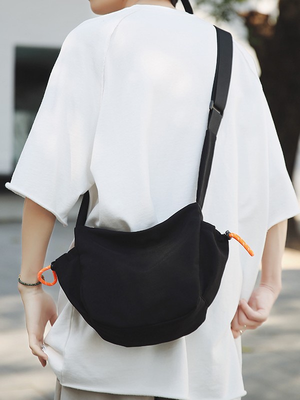 2025 New Student Class Shoulder Bag Trendy Brand Men and Women Same Style Lightweight Crossbody Bag Travel Large Capacity Dumpling Bag