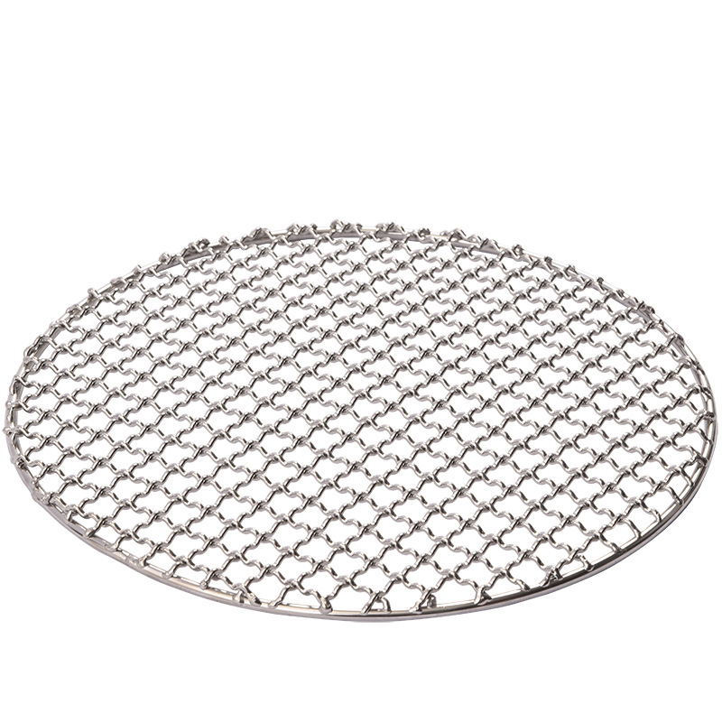 Stainless steel barbecue net manufacturers round barbecue net ginned barbecue net various specifications cross barbecue grate