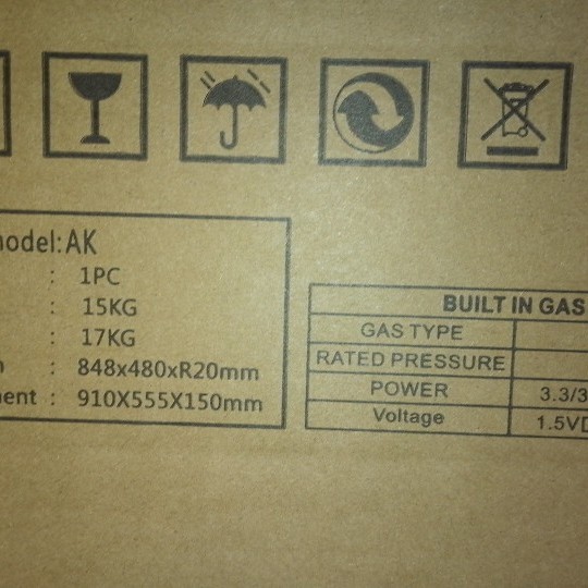 Coated Glass 5-Burner Gas Stove Gas Stove Five Burners Sabaf Burner Cast Iron Burner