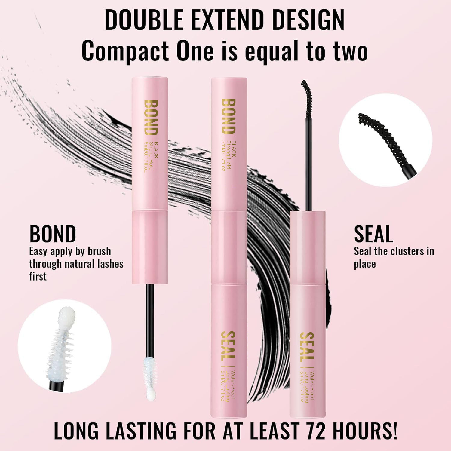 Cross-Border Double-Headed Super Sticky Long-Lasting Segmented Eyelash Glue DIY Self-Grafting Non-Irritating False Eyelash Glue