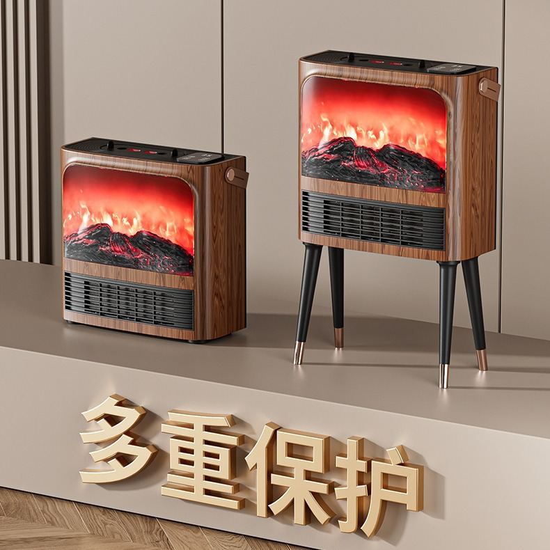 Simulation Flaming Mountain Fireplace Heater Energy Saving and Power Saving Bedroom Home Heater Fast Heat Cross-border 3D Simulation Fireplace
